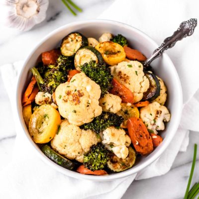 Normandy Blend Vegetables with Garlic Herb Butter - Delicious Little Bites