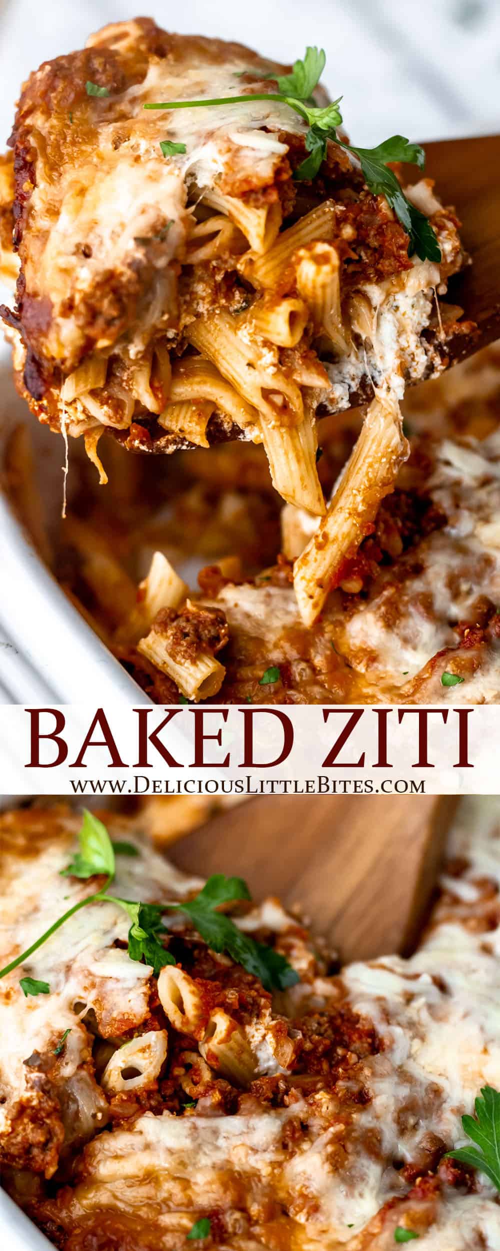 Baked Ziti With Vodka Sauce - Delicious Little Bites