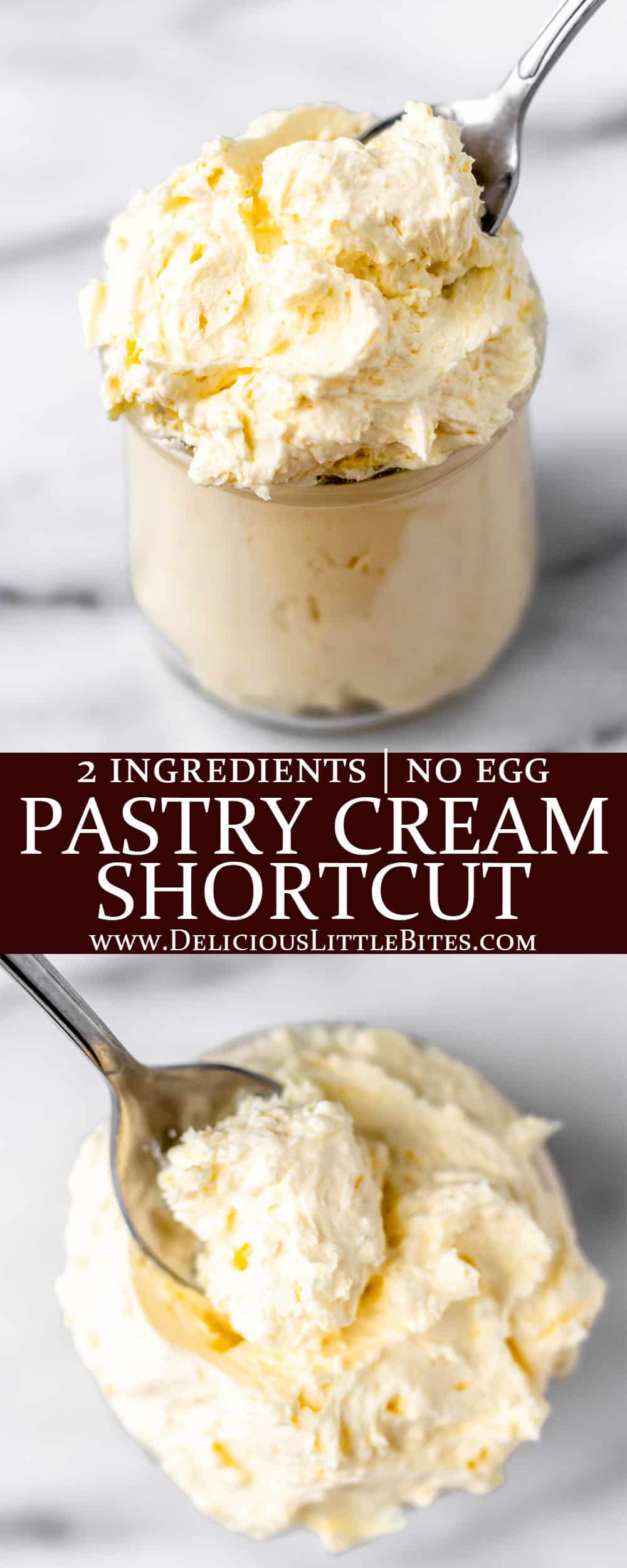Pastry Cream Alternative (egg free) - Delicious Little Bites