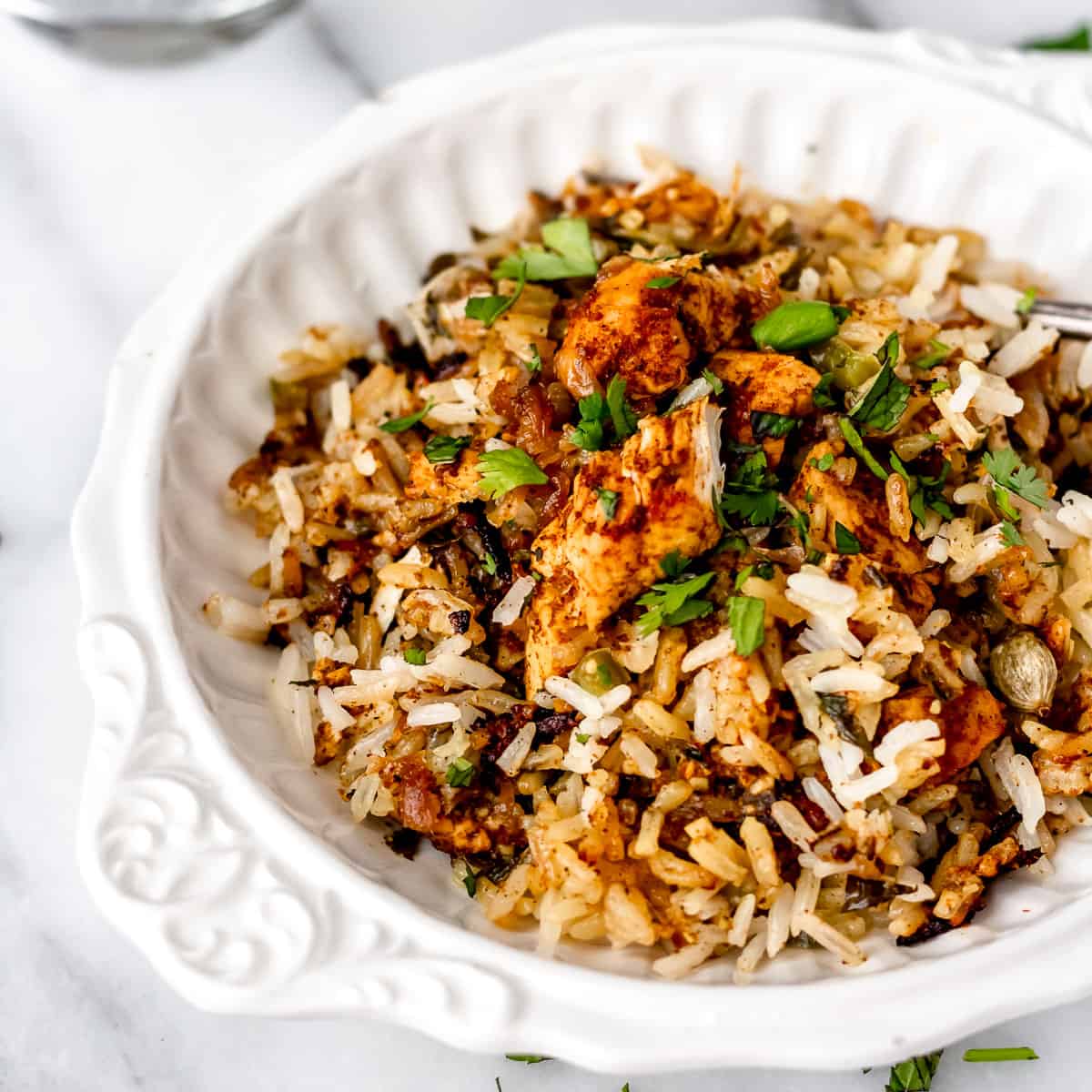 Creamed Chicken Over Biscuits {20 Minute Meal} - Delicious Little Bites