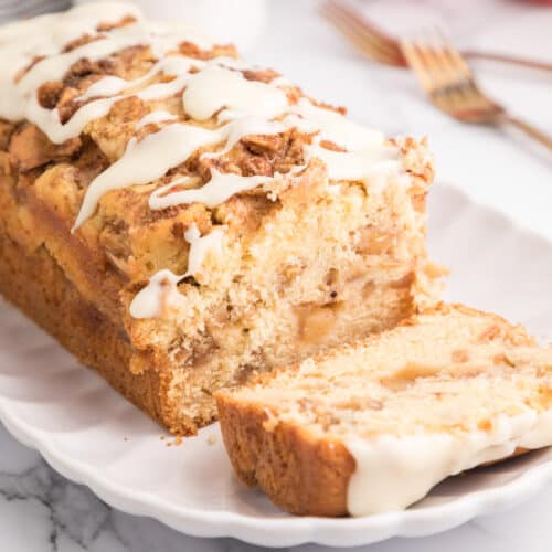 Apple Fritter Bread - Delicious Little Bites