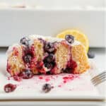Lemon Blueberry Sweet Rolls with text overlay.