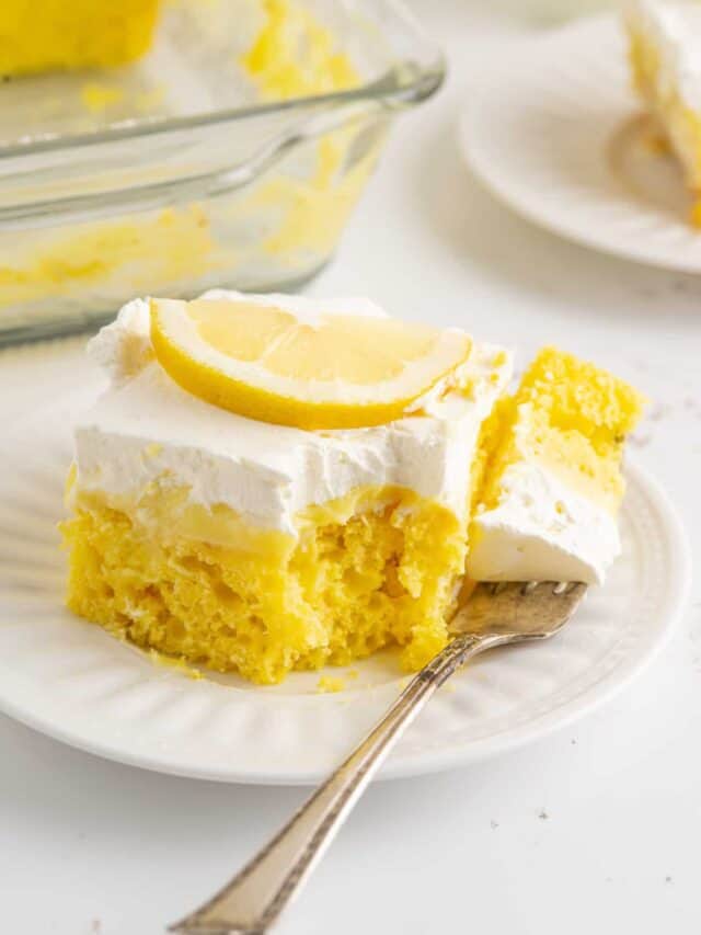 Lemon Poke Cake Story
