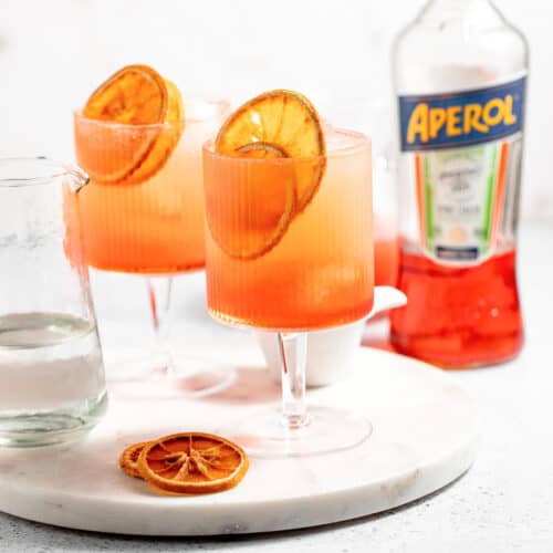 Blood Orange Aperol Spritz - Delicious Little Bites