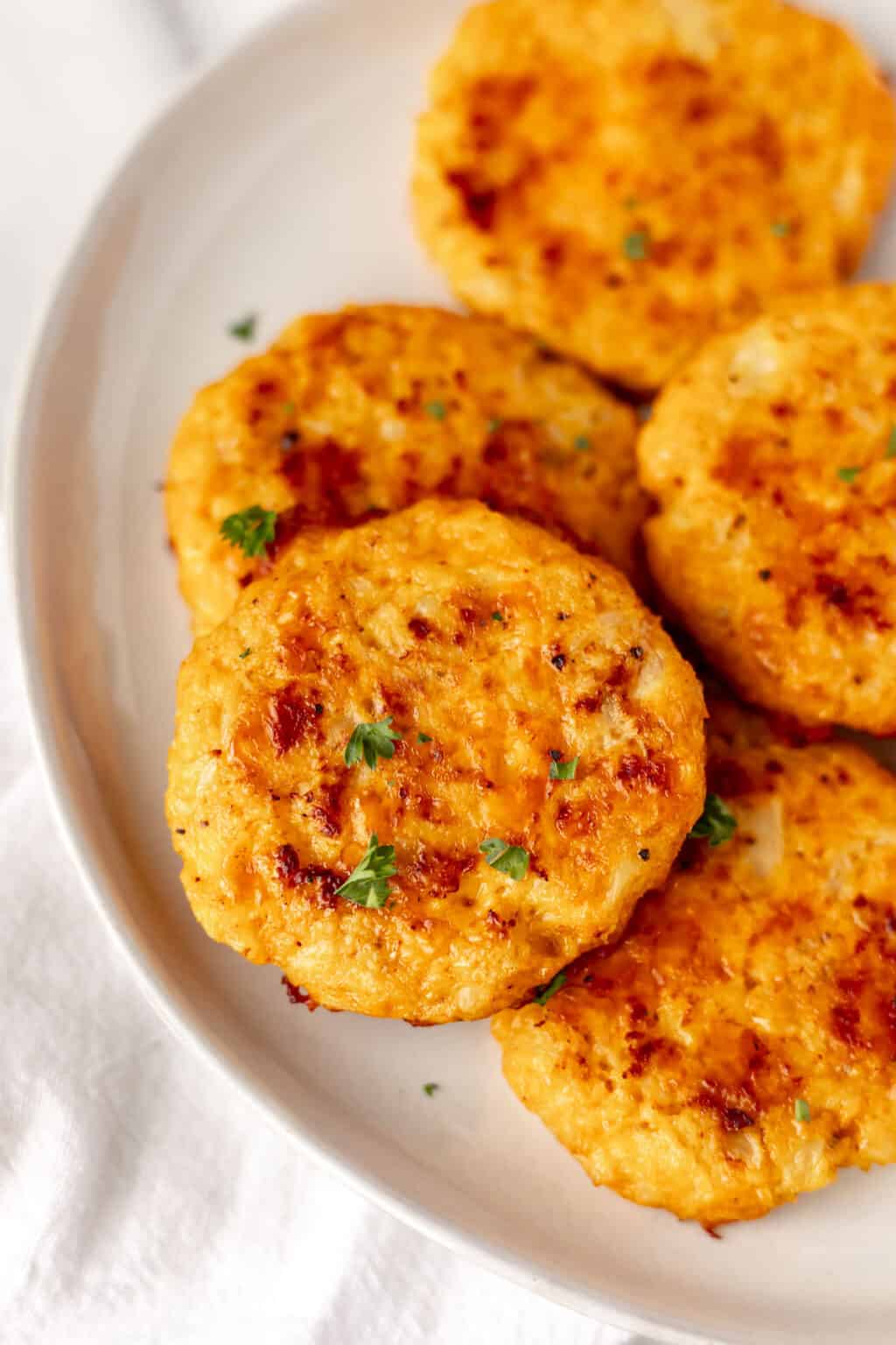 Cauliflower Hash Browns - Delicious Little Bites