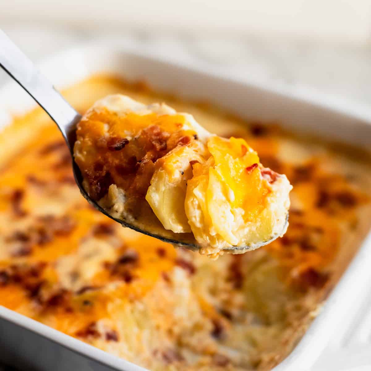 Au Gratin Potatoes with Bacon